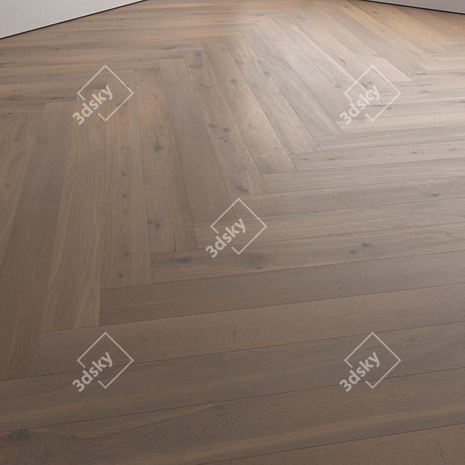 Wood Floor 3D Texture Set 3D model image 6