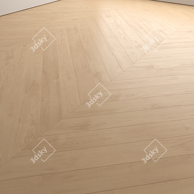 Modern Wood Flooring Kit 3D model image 3