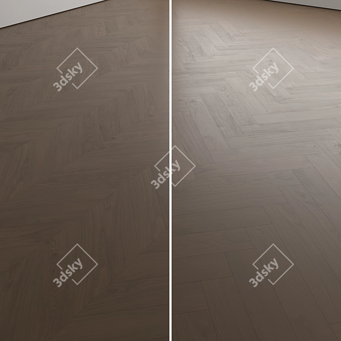 Modern Wood Flooring Kit 3D model image 5