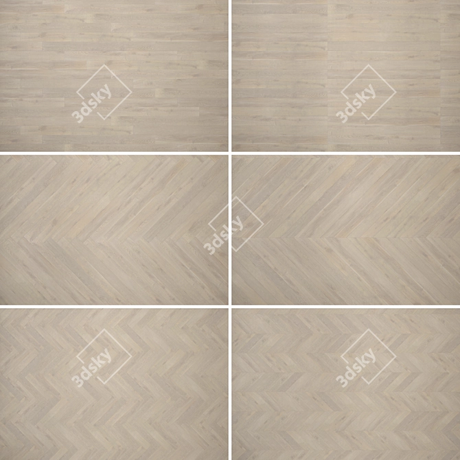 Premium Wood Floor Collection 3D model image 2