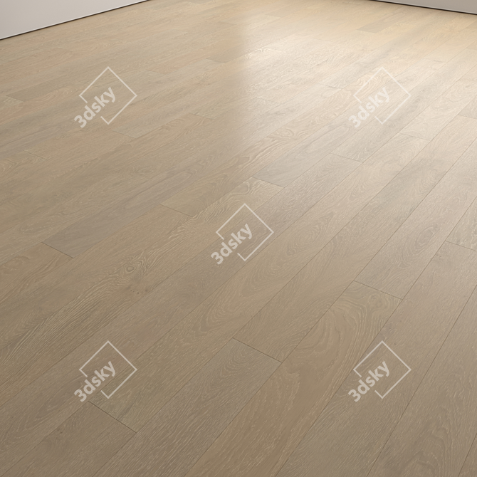 Wooden Floor 3D Model Set 3D model image 4