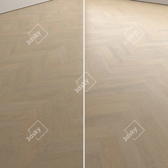 Wooden Floor 3D Model Set 3D model image 5