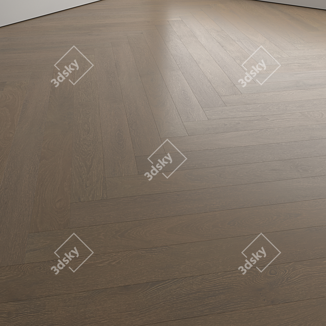 Wooden Floor 3D Model Set 3D model image 6