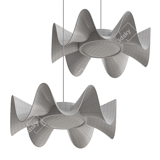 Modern Design Lamp FIETE 3D model image 3