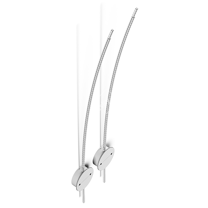 Sleek Arco Wall Lamp Design 3D model image 5