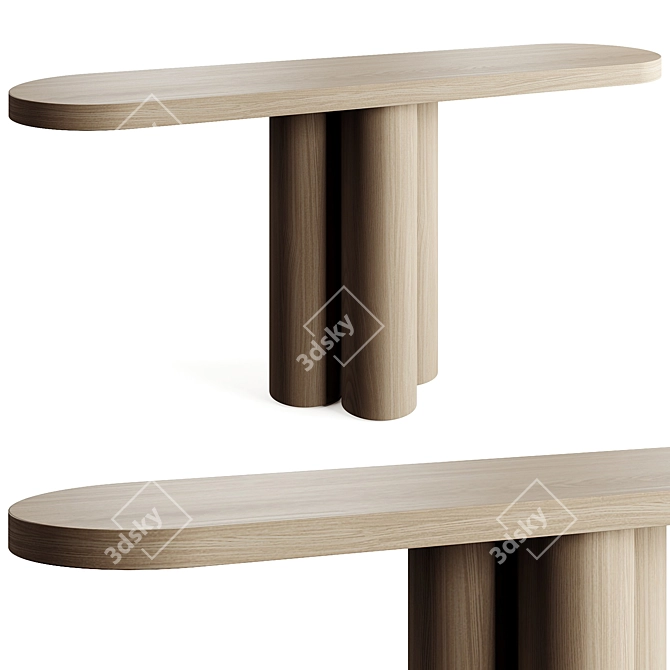 Contemporary AGRA Console Furniture 3D model image 8