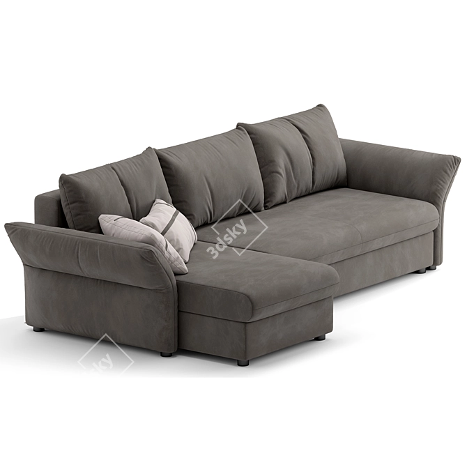 Modern Ibiza Corner Sofa Design 3D model image 2