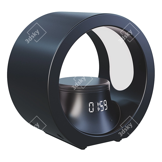  Modern Bluetooth Night Light Lamp 3D model image 3