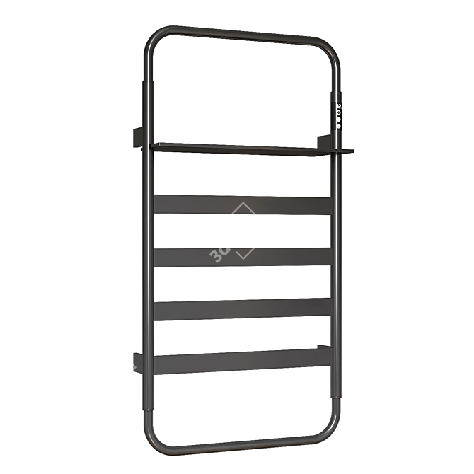 Electric Towel Warmer with Shelf 3D model image 1