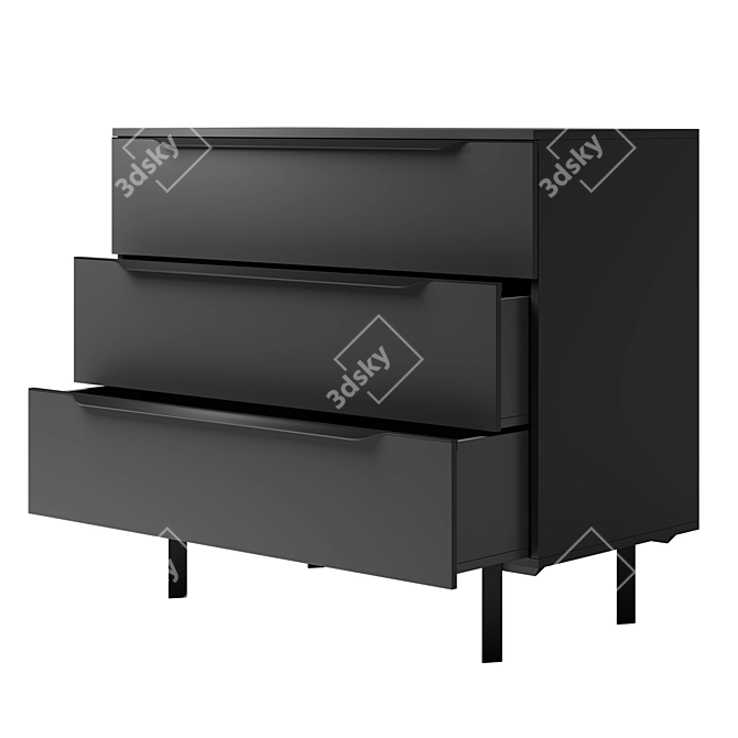 Damien Regular MADE Dresser 3D model image 3