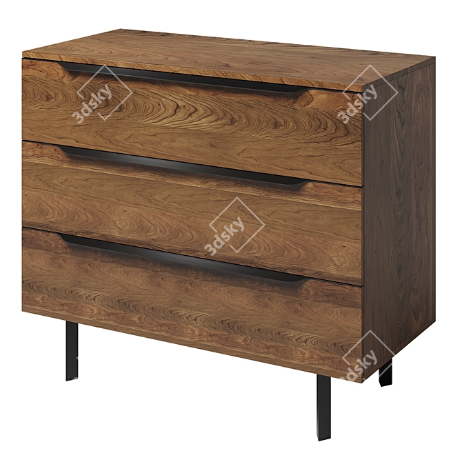 Damien Regular MADE Dresser 3D model image 4