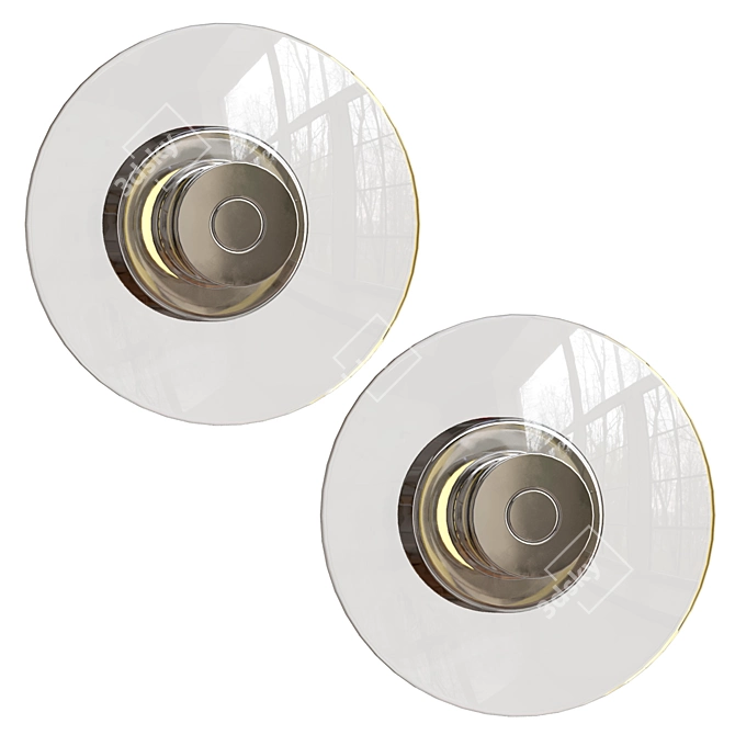 Modern Wall Light 3D Model 3D model image 4