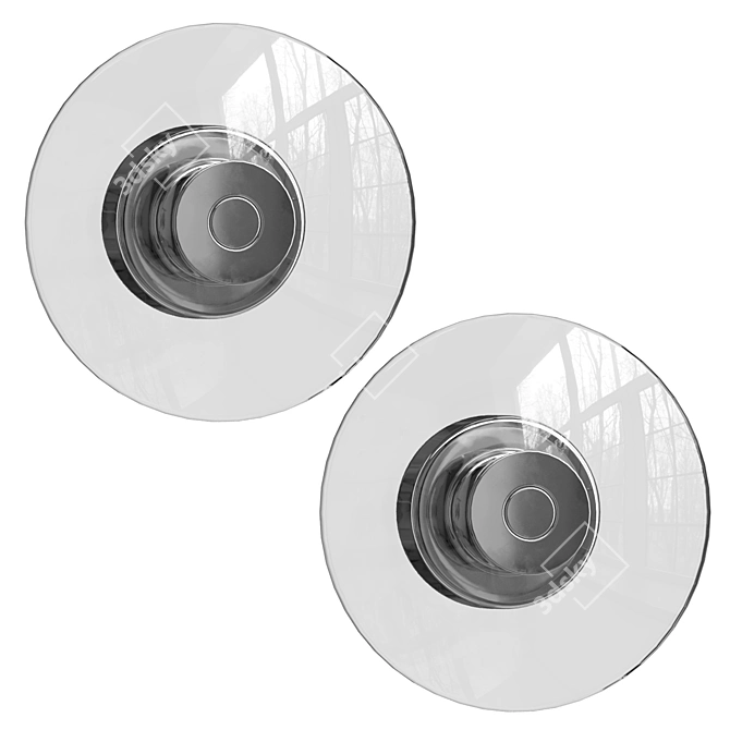 Modern Wall Light 3D Model 3D model image 5