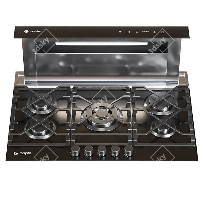 Caple 5-Piece Appliance Set 3D model image 2