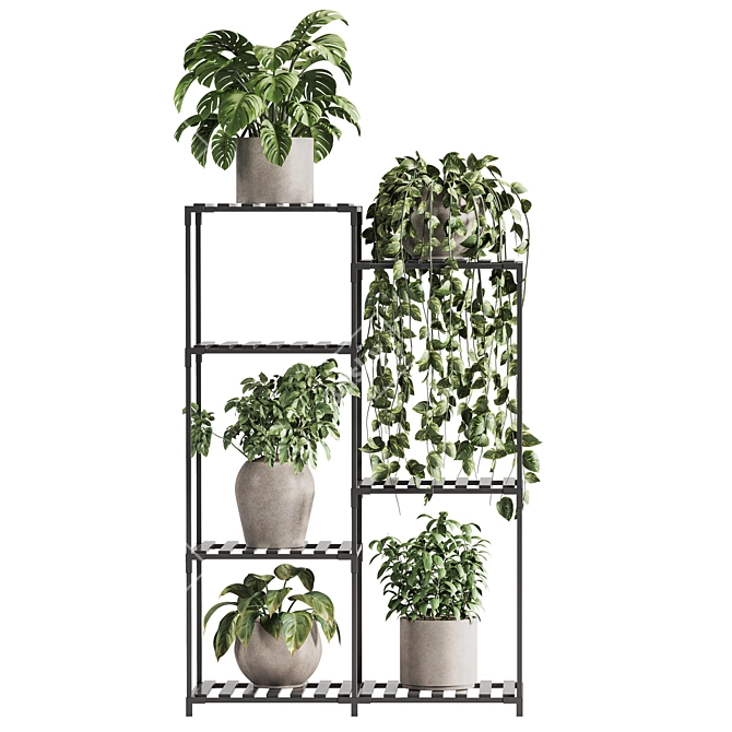 Modern Indoor Plant Stand 150 3D model image 8