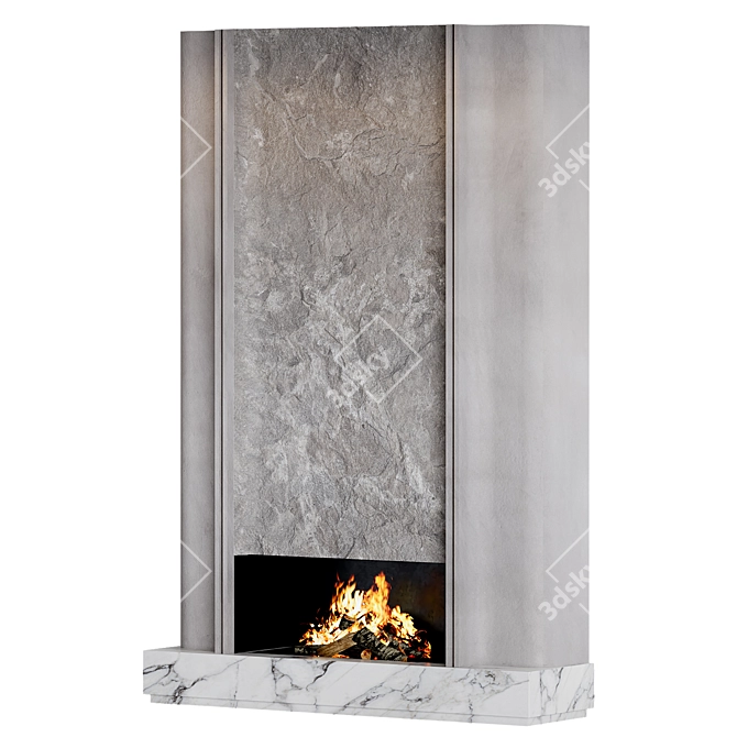 Corona 9 Legacy Fireplace Model 3D model image 2