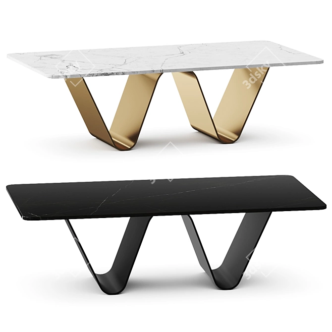 Skrive Minimalist Coffee Table 3D model image 1