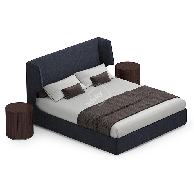 Luzaro Factory Bed 3D model image 2