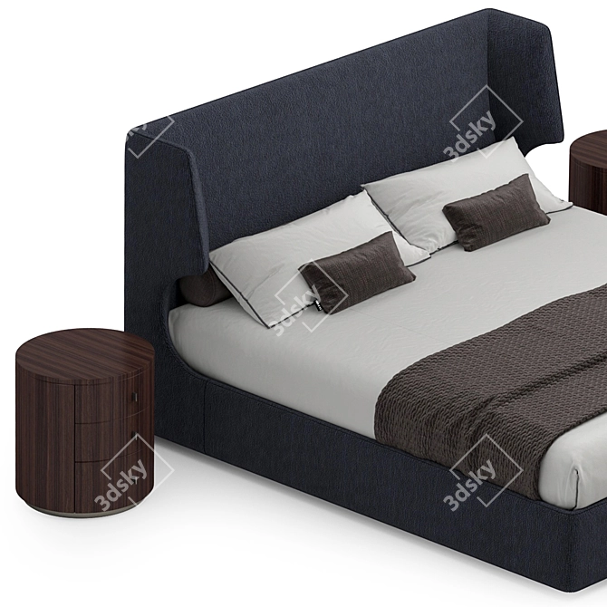 Luzaro Factory Bed 3D model image 3