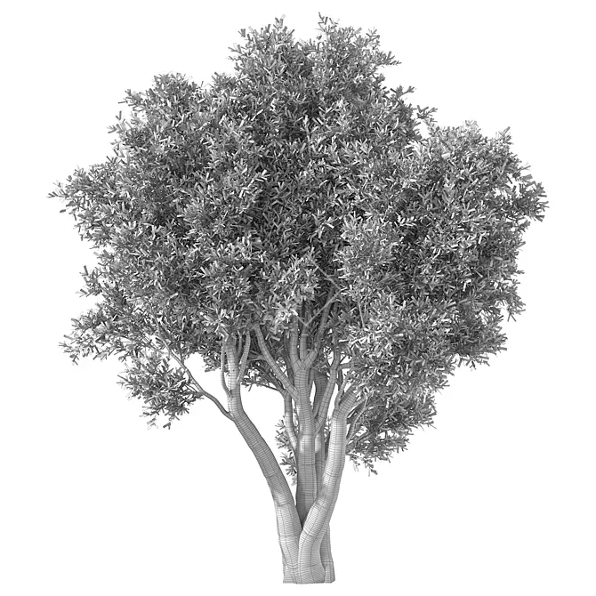 Unique Tree Sculpture No.133 3D model image 3