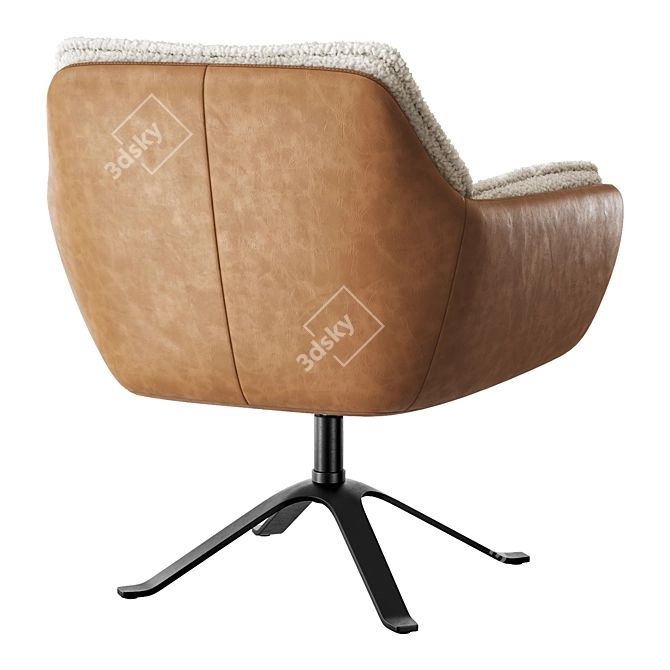 Modern Swivel Desk Chair by Arhaus 3D model image 5