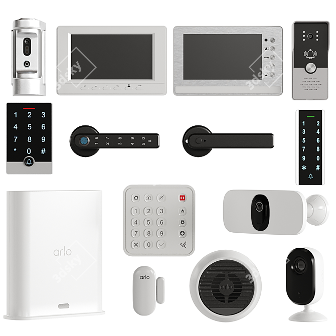 Arlo Camera Security System Integration 3D model image 1