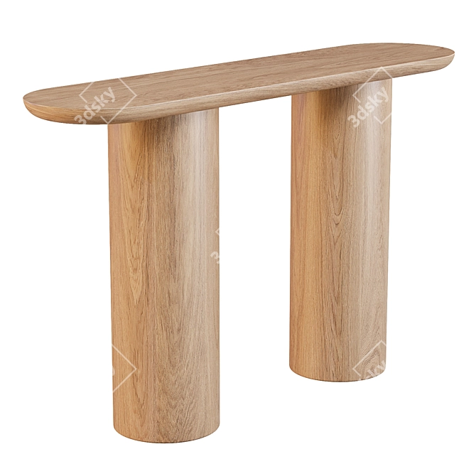 Porto Anchor-inspired Console Table 3D model image 2