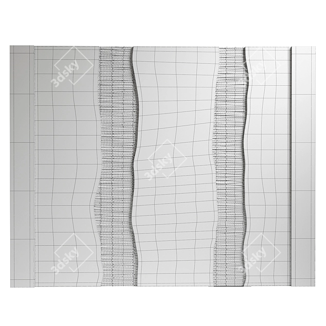 Wave Pattern Panel for Turbosmooth 3D model image 4