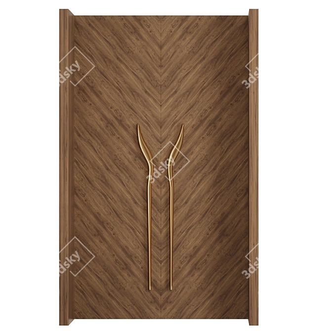 Modern Door Set 2016 Version 3D model image 2