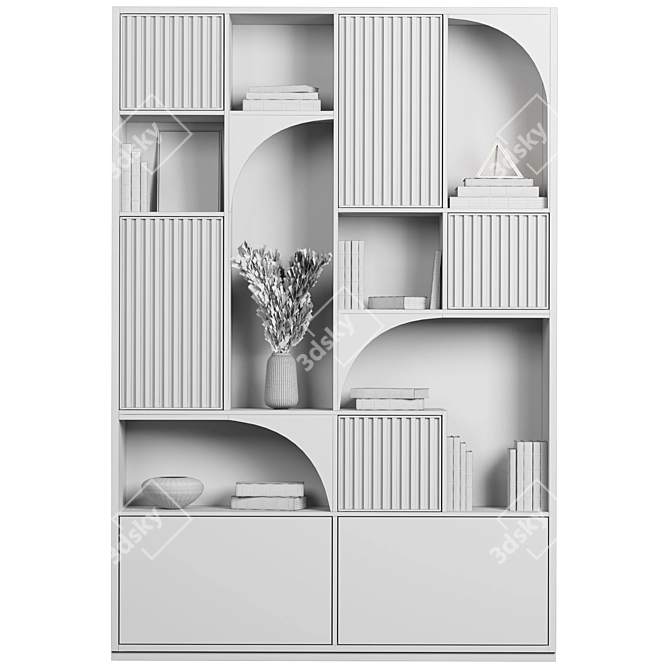 150 High-Quality Rack & Bookcase 3D model image 4