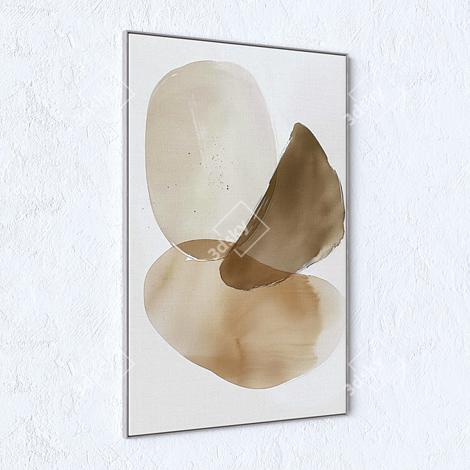 Modern Wall Art Set 3DSMax 3D model image 3