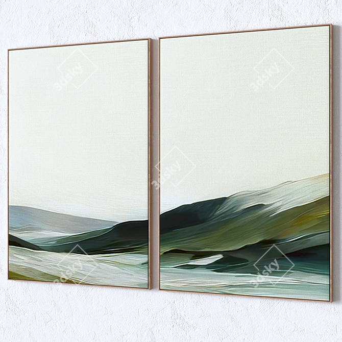 Multi-Frame Wall Art Set 3D model image 3