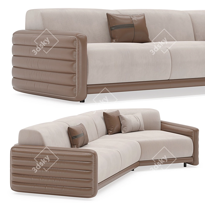 Penelope Fold-Out Sofa Bed 3D model image 3