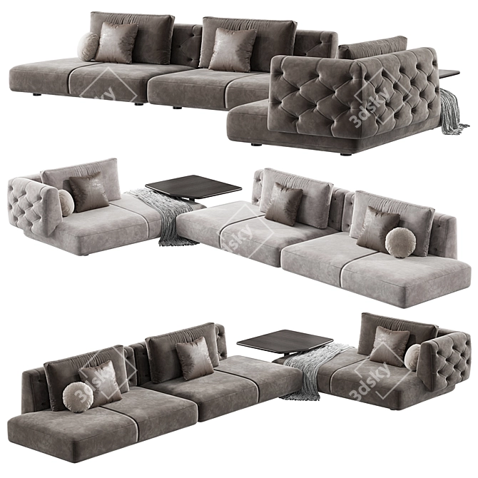 Modern Fiona Sofa in Corona 3D model image 1