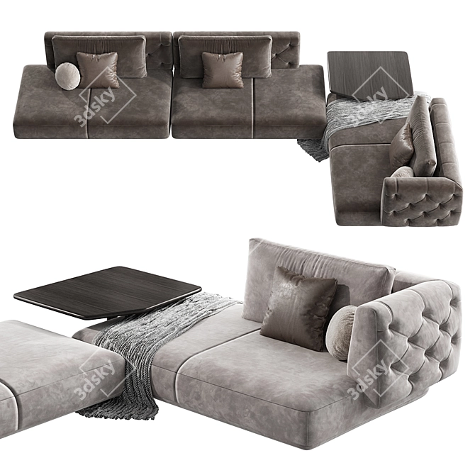 Modern Fiona Sofa in Corona 3D model image 3