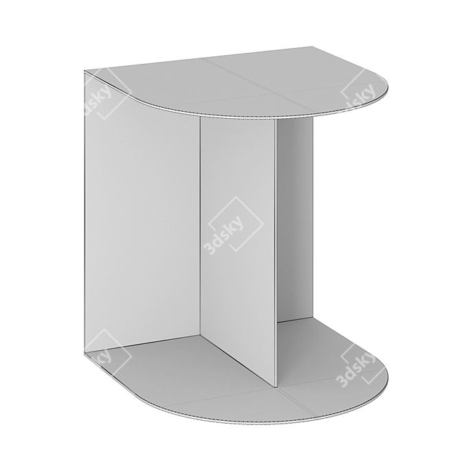 Modern Black Forrest Side Table 3D model image 5