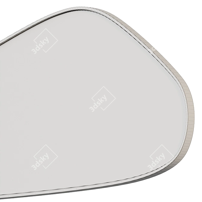 Modern Asymmetrical Wall Mirror 3D model image 6