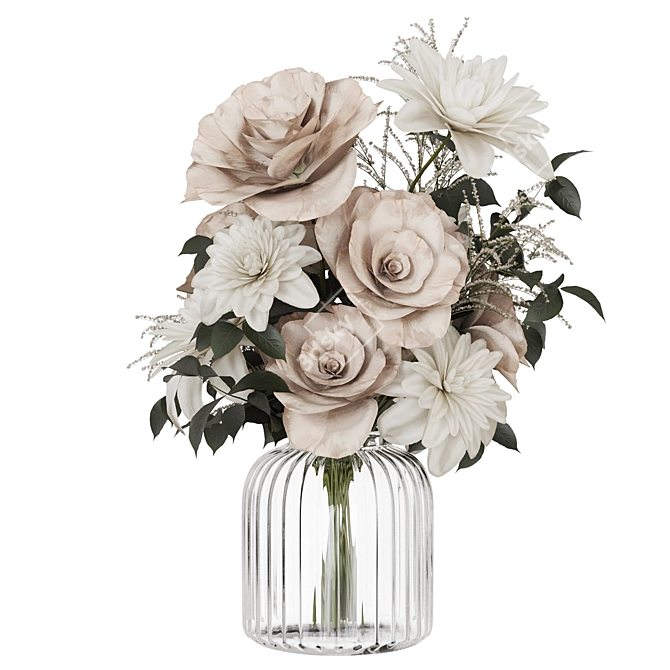 Elegant Floral Bouquet 3D Models 3D model image 3