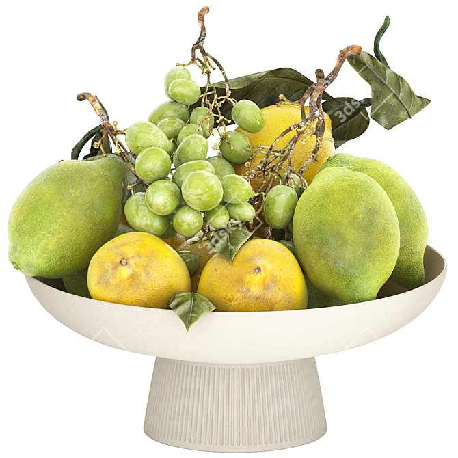 Multiple 3D Fruit Bowl Model 3D model image 1