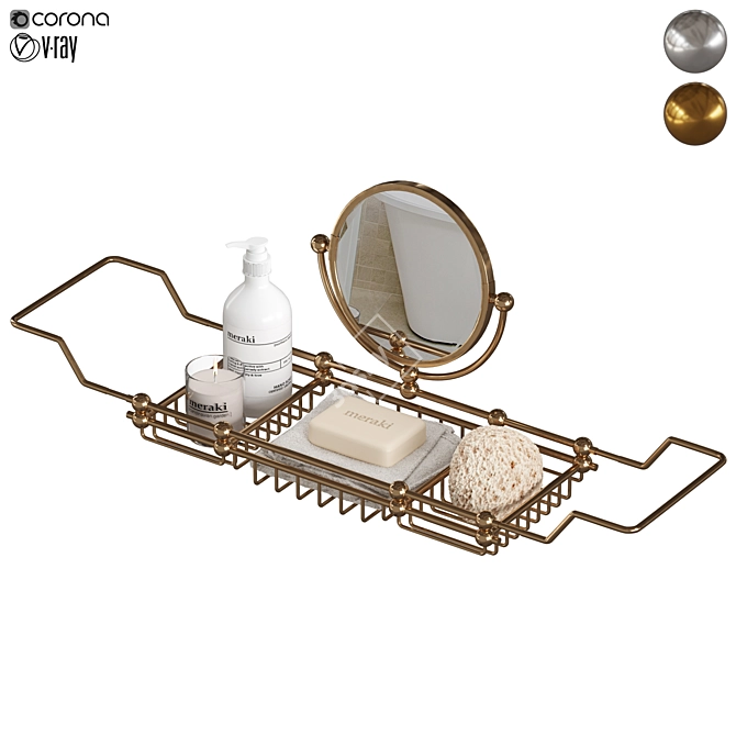  Spa Bathtub Tray 3 - High Resolution 3D model image 5