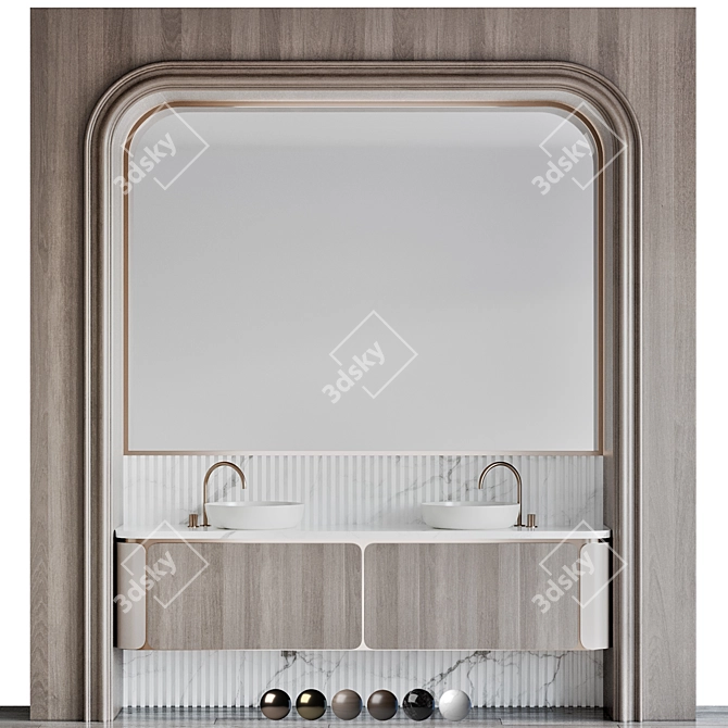 Ritmonio Bathroom Furniture Collection 3D model image 1