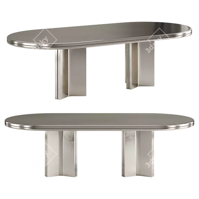 Sleek Piero Table Design 3D model image 1