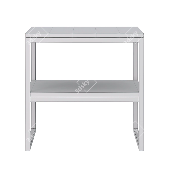 Marble Elegance: Brink Side Table 3D model image 5