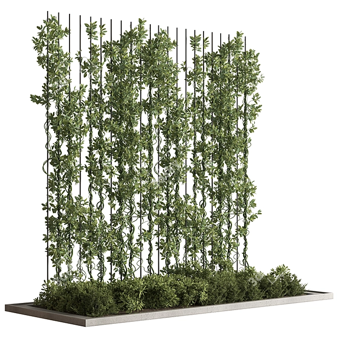 Elevate Your Space with Vertical Garden 3D model image 1