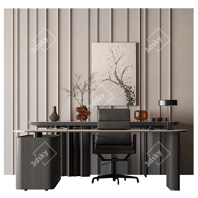 Translation is not needed as the product description provided is already in English. 

Boast Boss Desk Office 671 3D model image 1