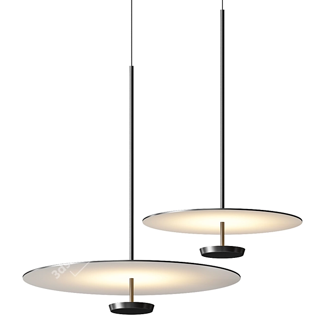 Sleek Vibia Flat 5940 Lights 3D model image 2