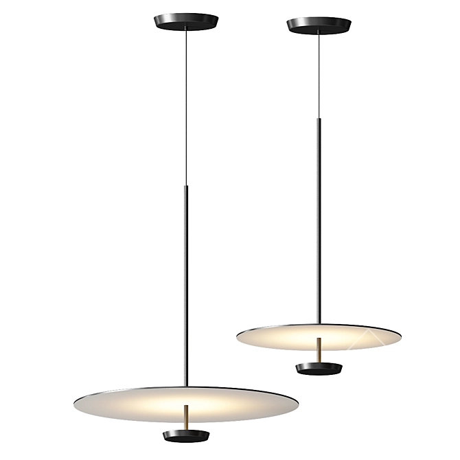 Sleek Vibia Flat 5940 Lights 3D model image 5