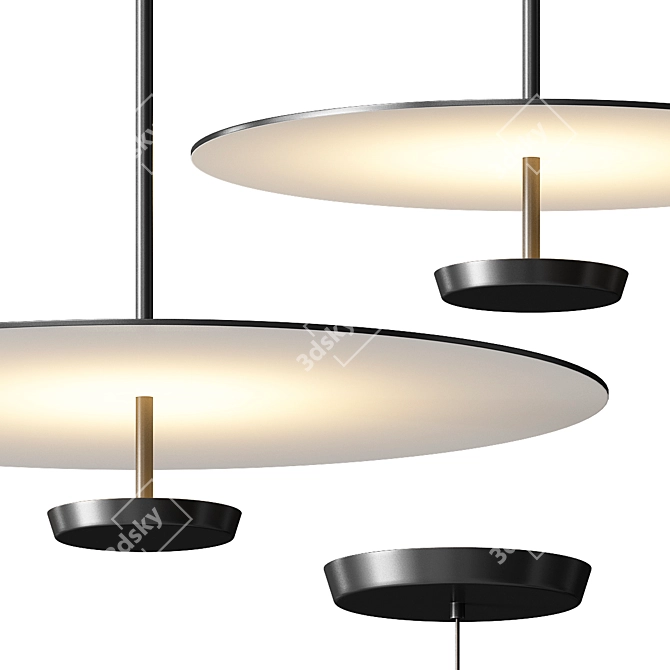 Sleek Vibia Flat 5940 Lights 3D model image 6