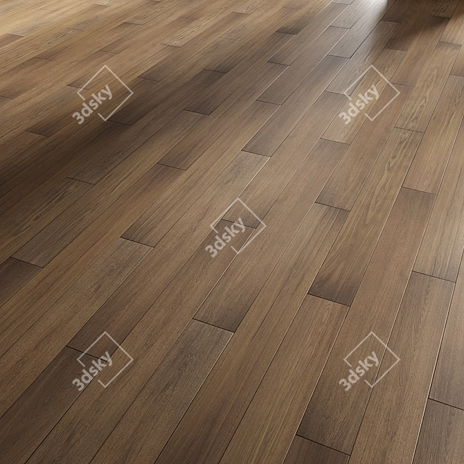 Multi-Pattern Hardwood Flooring Panels 3D model image 5