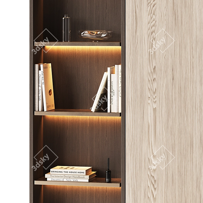 Workspace Shelving Wall Solution 3D model image 5